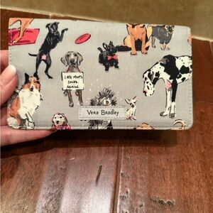 VERA BRADLEY Checkbook Cover BEST IN SHOW RETIRED RARE Pen Holder